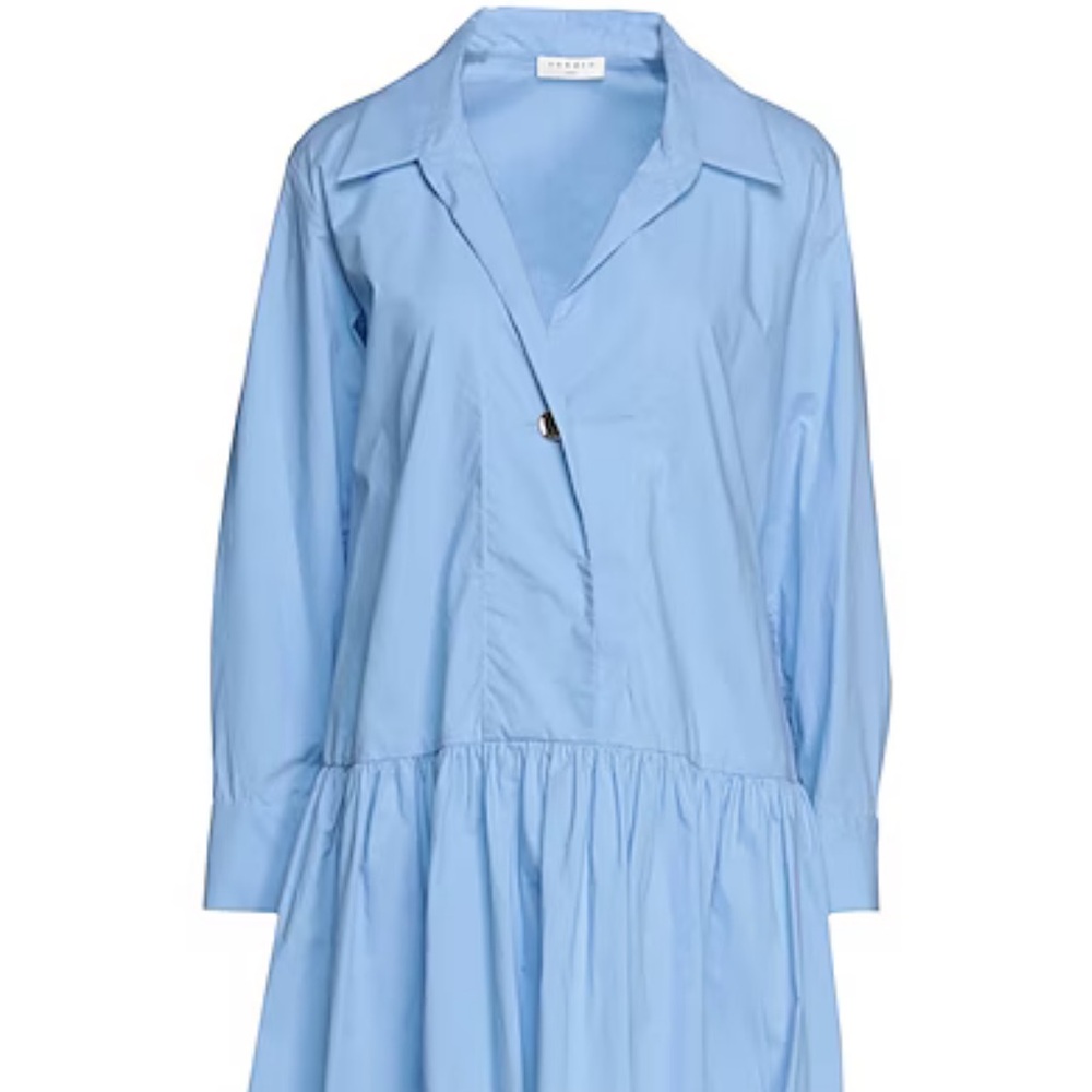 Sandro sky blue shirt dress